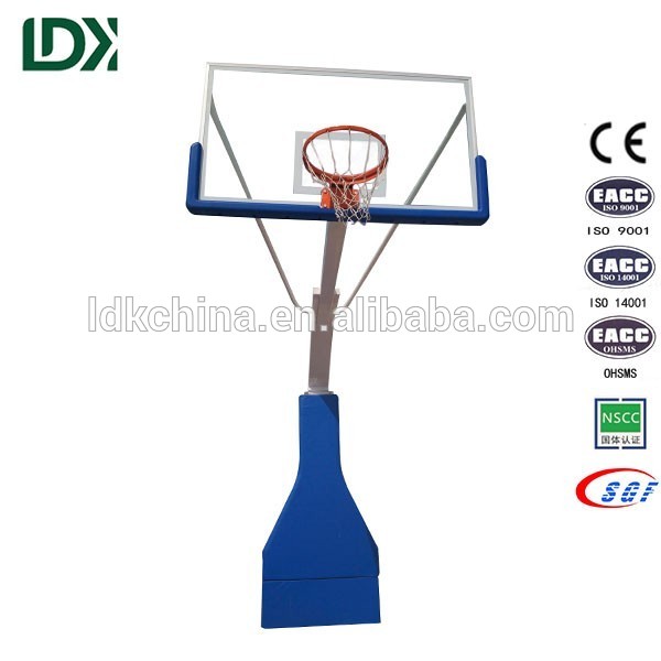 Best selling indoor portable hydraulic basketball stand system