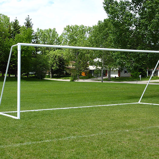 2 x 5 m good quality steel pipe soccer goal for sale