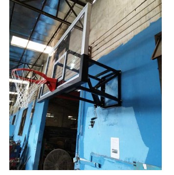 Renewable Design for Basketball Stand With Blue Glass Board - Elite wall mount basketball hoop for the office – LDK