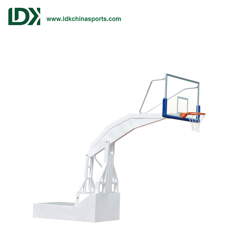 Discount wholesale Expandable Gymnastics Bar - New Tempered Glass Basketball Backboard Portable Basketball Stand – LDK