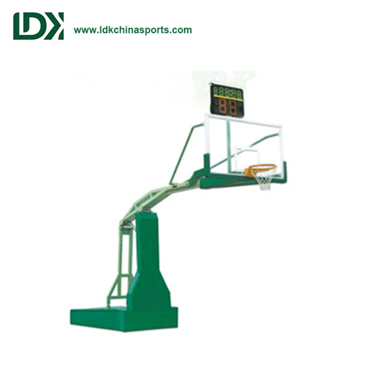 Best Price Indoor Portable Hydraulic Basketball Hoop Stand For Sale