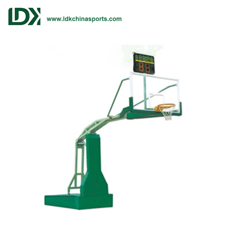 Good quality Ceiling Suspended Basketball System - Best Price Indoor Portable Hydraulic Basketball Hoop Stand For Sale – LDK