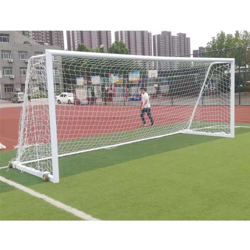 China Manufacturer for Gymnastics Balance Beam -
 Aluminum movable Full size football goals portable soccer goals – LDK