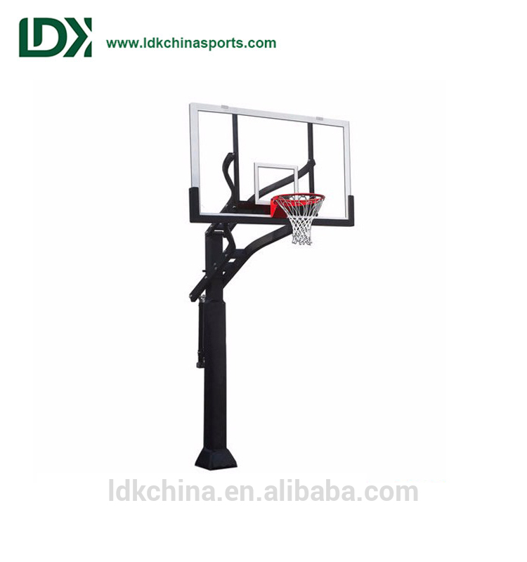 Hot Selling for Diameter Of Basketball Ring - New Basketball Equipment Height Adjustable Inground Basketball Hoop Stand,Best Basketball Stand For Sale – LDK