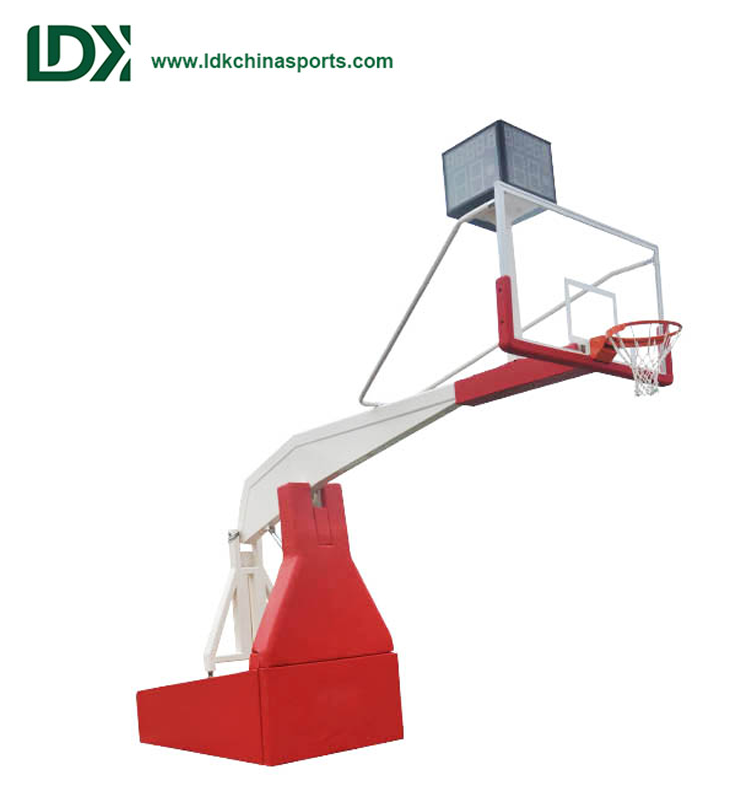 Professional Competition Certification Hydraulic Basketball Hoop For Sale