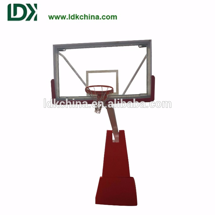 Wholesale Discount Fiber Glass Basketball Backboard -
 Indoor professional adjustable portable hydraulic basketball stand hoop rack equipment – LDK