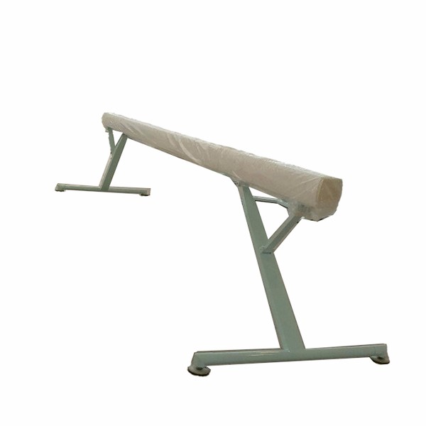 Adjustable height aluminium oval bar gymnastics balance beam