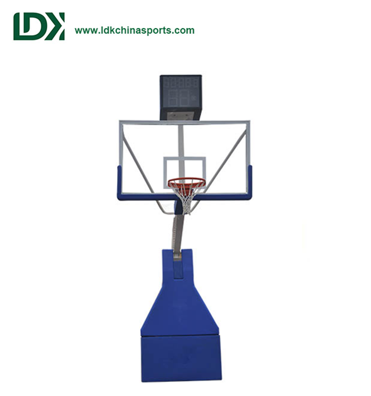 100% Original Factory Basketball Net Backboard -
 Hot Sale Electric Hydraulic Competition Portable Basketball Backstops Stand – LDK