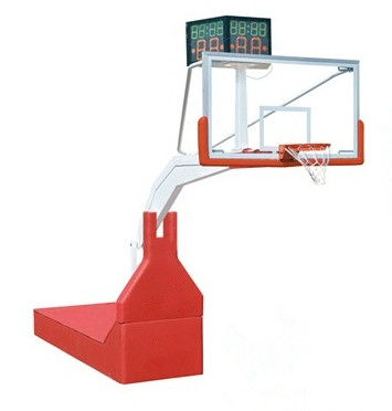 Competitive Price for Outdoor Tempered Glass Basketball Backboard -
 Best Electric Hydraulic Baseball Backstop Movable  Basketball Hoop Portable – LDK
