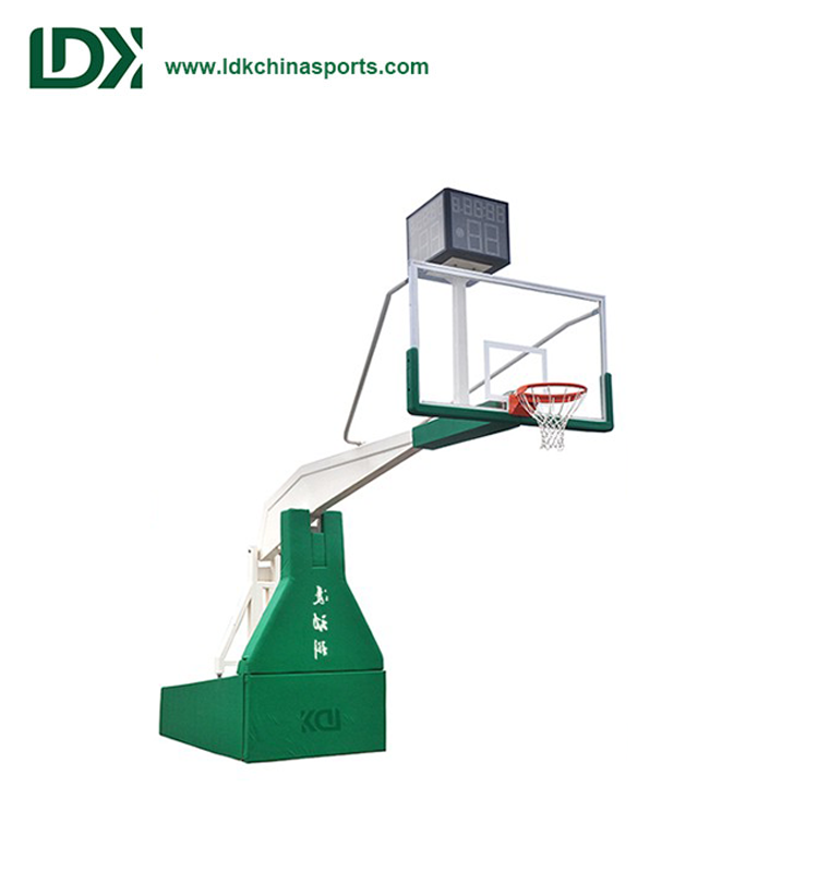 Factory wholesale Inground Basketball Stand -
 2018 Hot Sale Electric Hydraulic Basketball Stand With Wheels – LDK