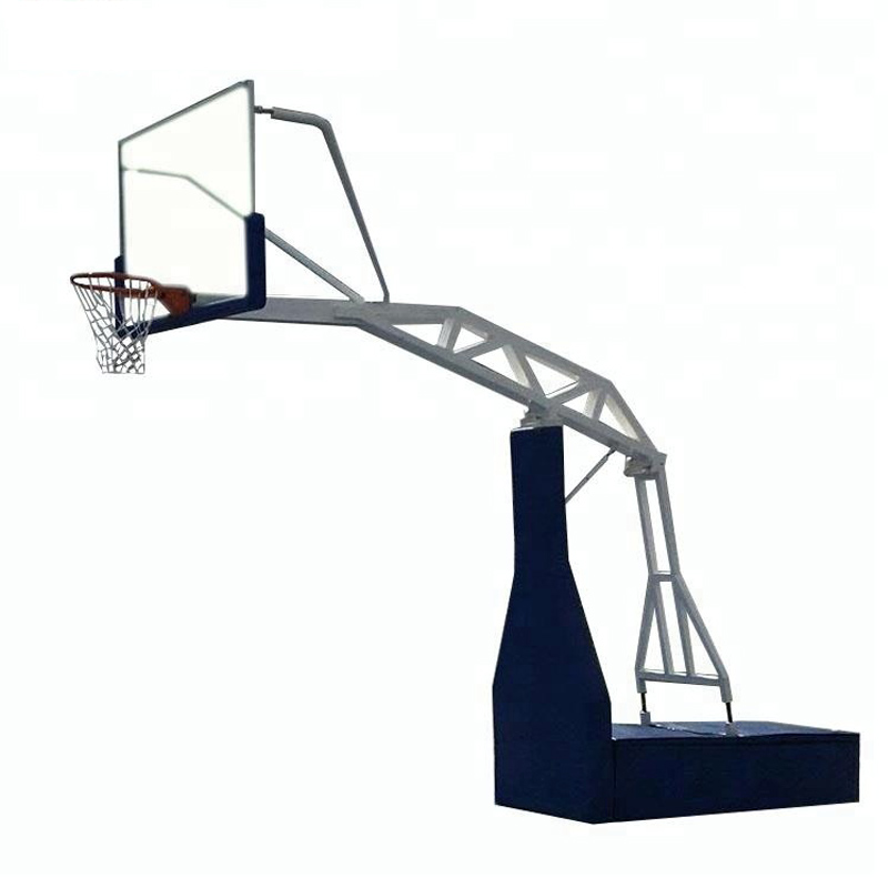 Outdoor high quality hydraulic portable full size basketball hoop and stand