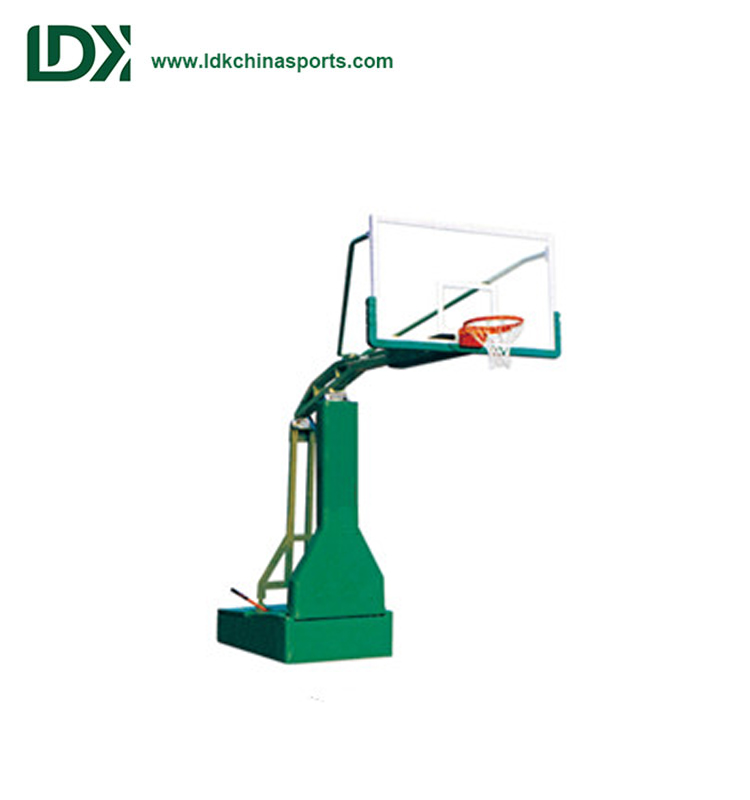 OEM Manufacturer Led Basketball Shot Clock -
 Manual hydraulic basketball ring stand movable equipe basketball hoop – LDK