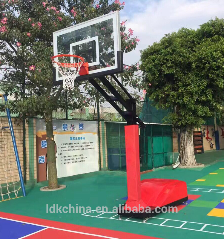 Hot Sale Basketballer Material Portable Basketballer Hoop metallen Héicht