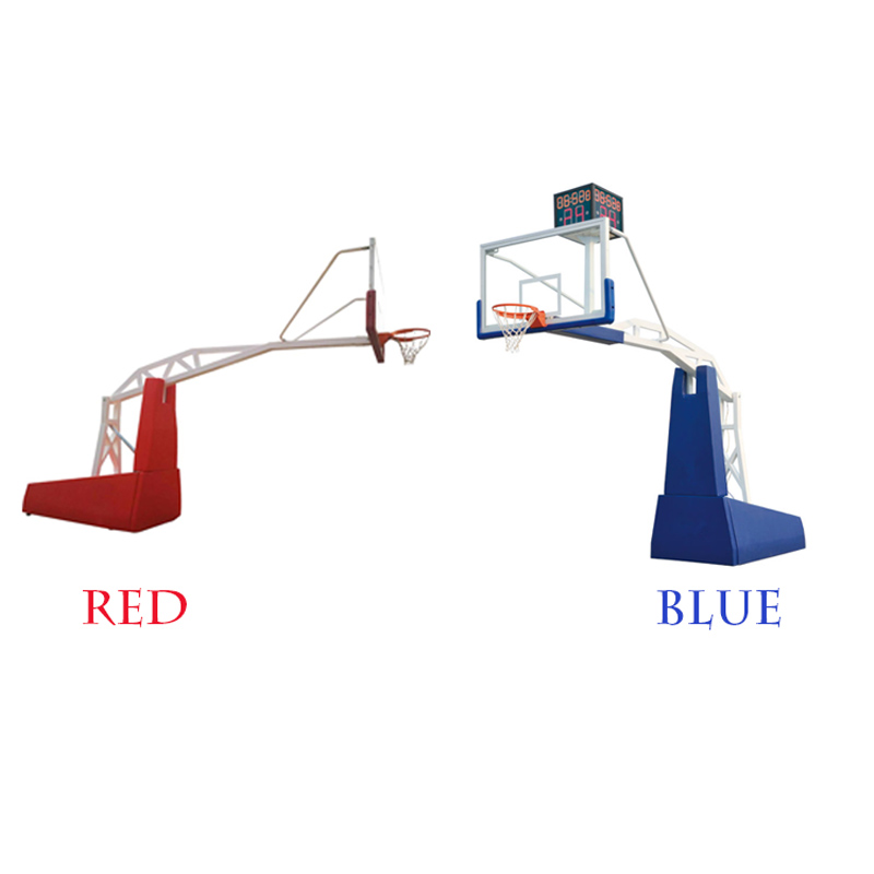 Leading Manufacturer for Basketball Backboard -
 Electric Hydraulic basketball stand foldable adult basketball hoop – LDK