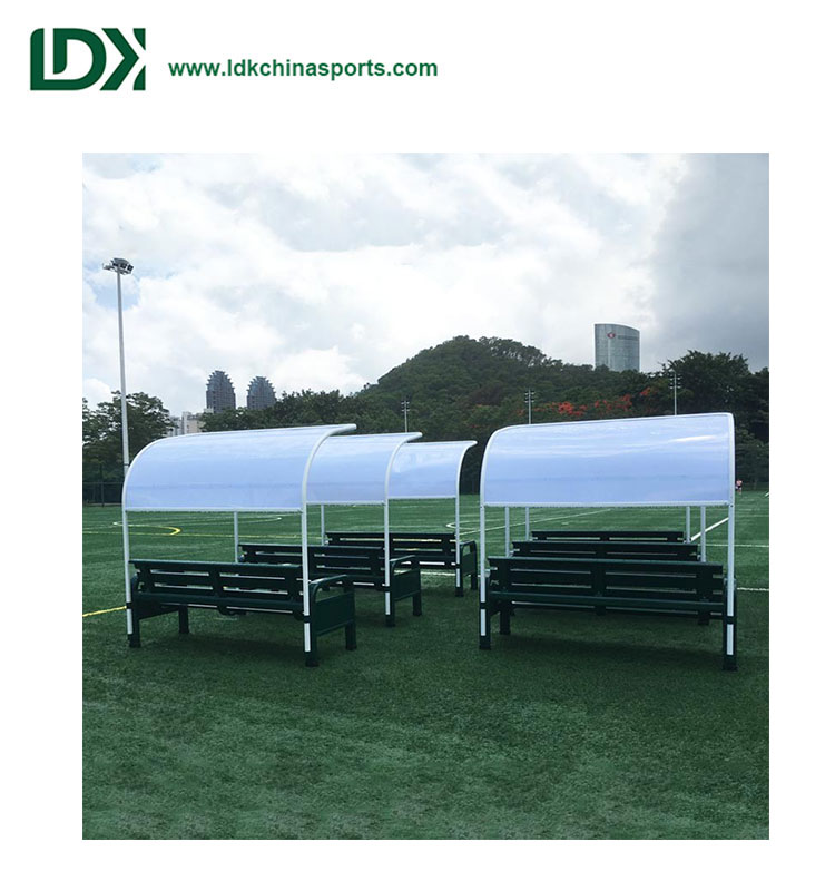 Good quality Stretch Bars Gymnastics -
 Wholesale best soccer equipment substitute bench / Team Player shelter – LDK