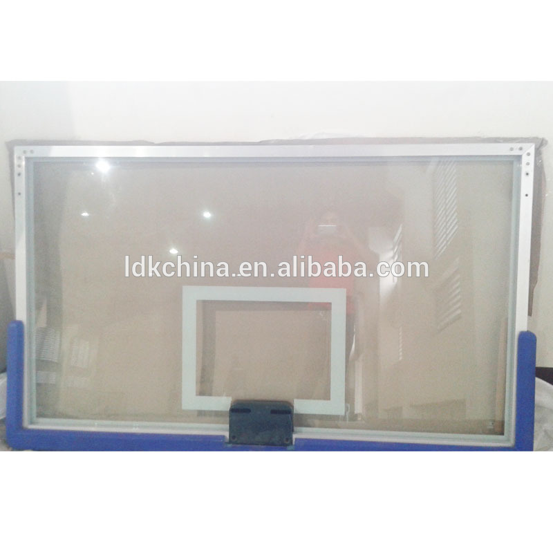 Certified tempered glass basketball backboard for basketball stand