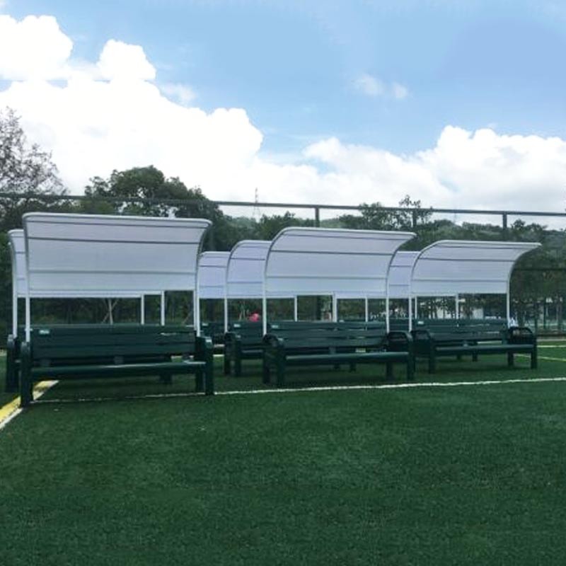 Premium quality football stadium equipment Team Player shelter