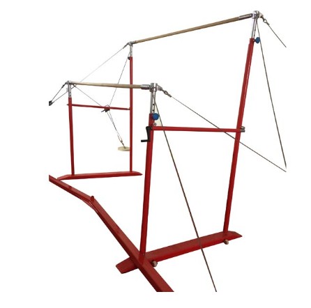 Factory Gymnastics Equipment Uneven Bars Height Adjustable Parallels Bars For training school