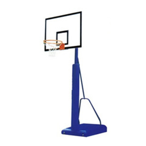 Steel blue Basketball backstop kids basketball hoop set