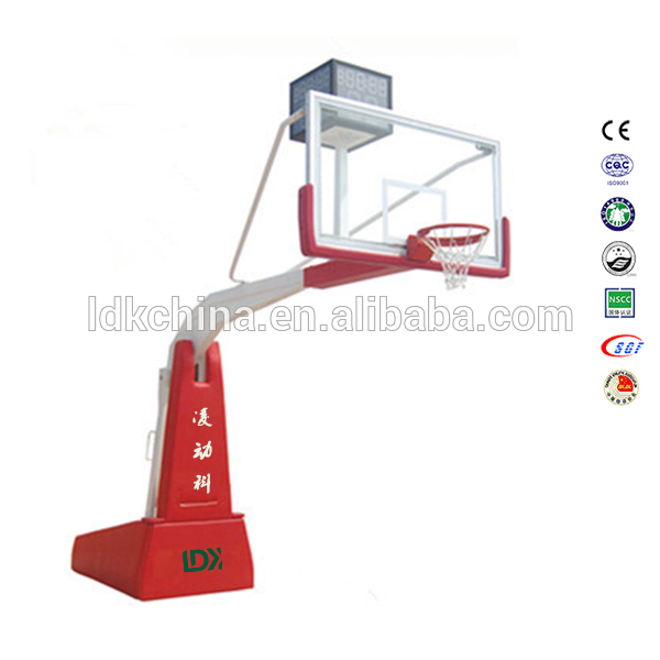 Leading Manufacturer for 44 Inch Basketball Hoop - Foldable adjustable professional basketball goal with shot clock – LDK