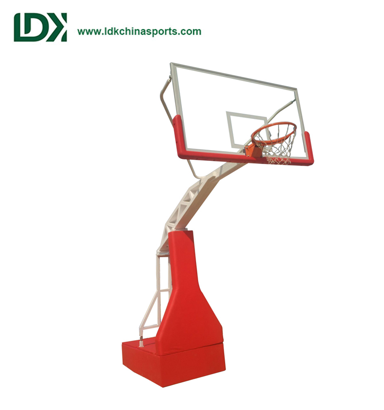 Ceàrdach a ghabhas a-muigh Foldable System Basketball Stand For Sale