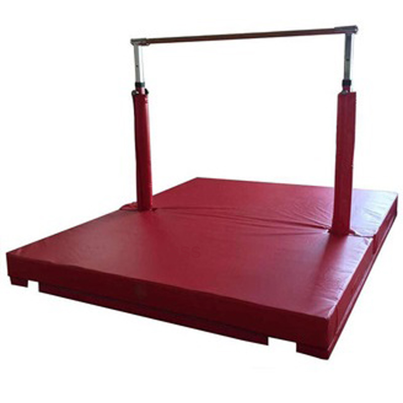 gymnastic equipment horizontal bar gymnastics bar with mat for kids