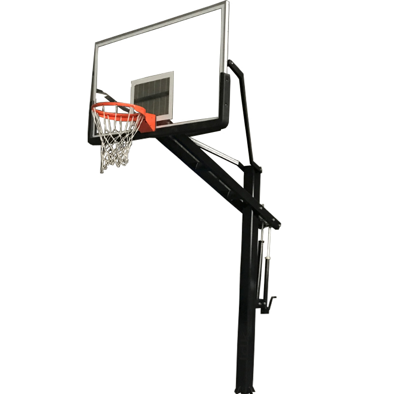 High quality outdoor height adjustable inground basketball hoops