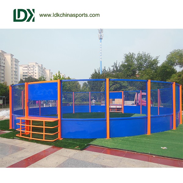 18 Years Factory 4x10x2 Gymnastics Mat - International standard steel soccer cage football cage – LDK