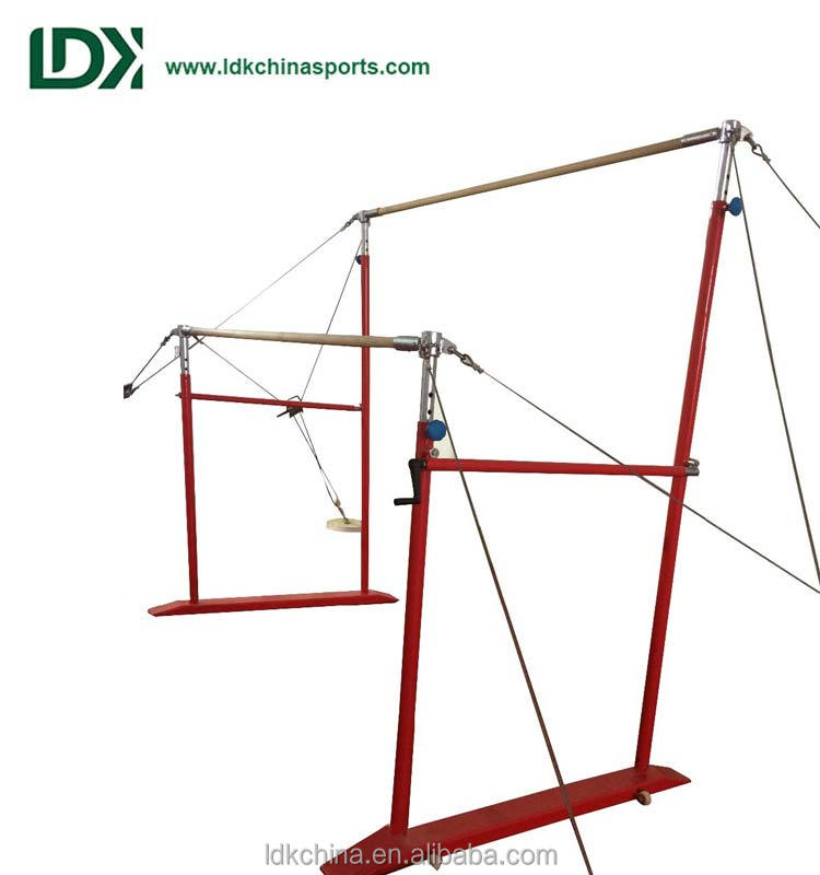 Wholesale Discount Acrylic Basketball Backboard - Hottest height adjustable gymnastics Asymmetric bars gymnastics – LDK