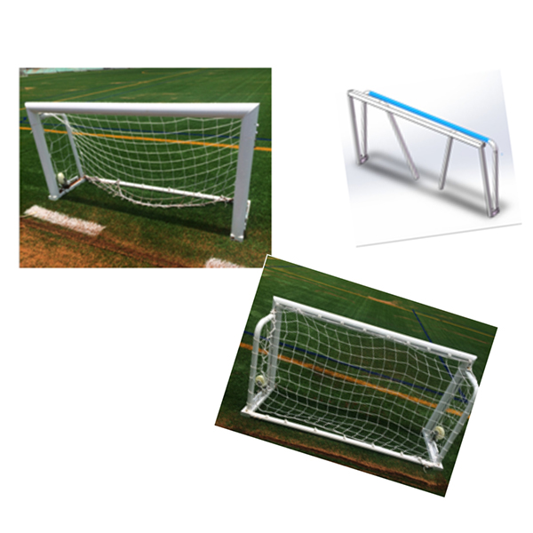 Nice design sports equipment mini portable and foldable aluminum soccer goals