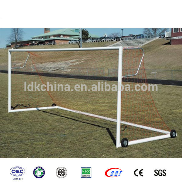 Football equipment 3x 2m movable soccer goals with net