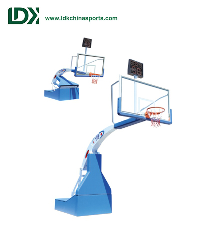 professional factory for Fence Around Soccer Field - Indoor Competitions Hydraulic Portable Basketball Hoop – LDK