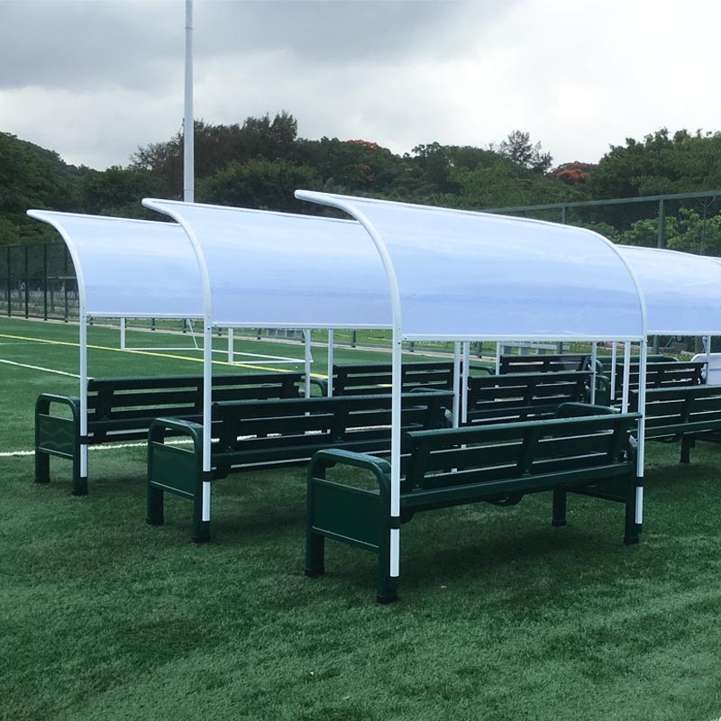 China Cheap price Parallel Bars - High quality outdoor popular football substitute bench /team shelter – LDK