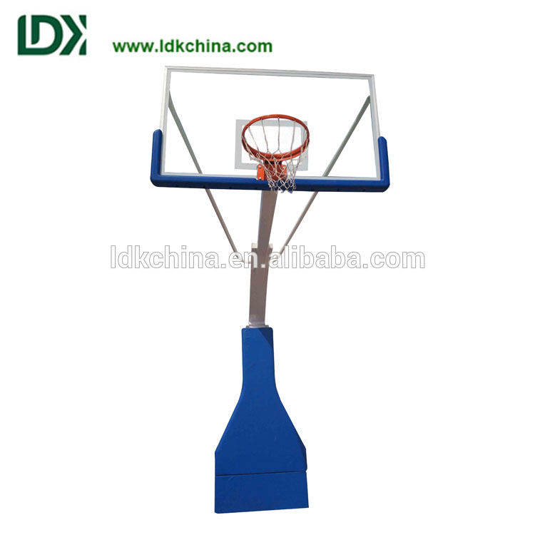 Professional electric hydraulic portable basketball hoop stand equipment system