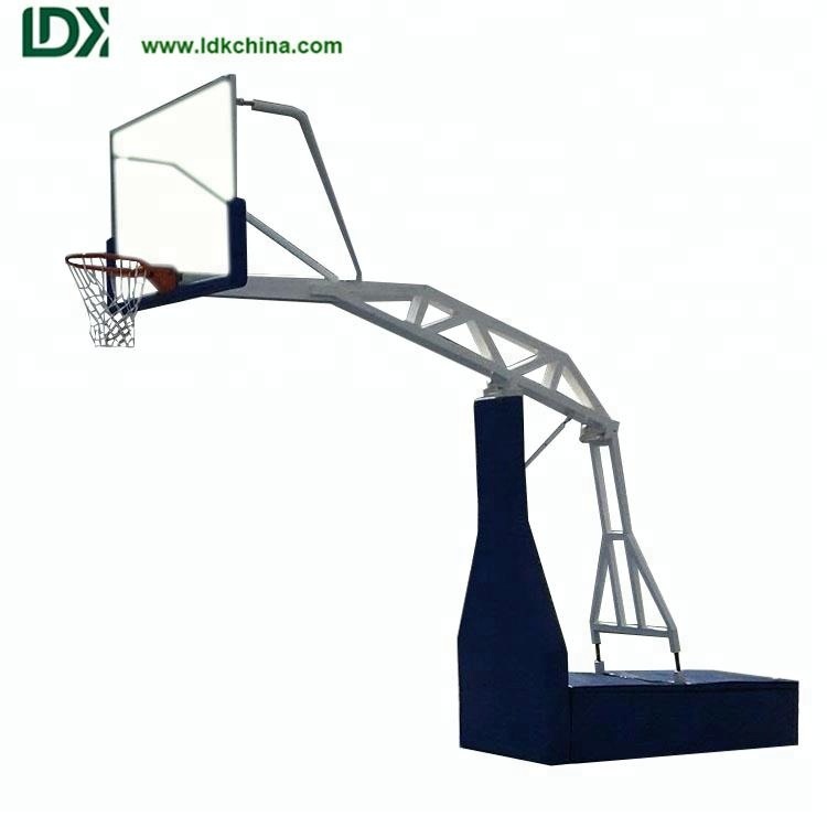 Manufacturing Companies for Basketball Hoop With Board -
 Outdoor Imitated Hydraulic Portable Basketball Stand Hoop Equipment System – LDK