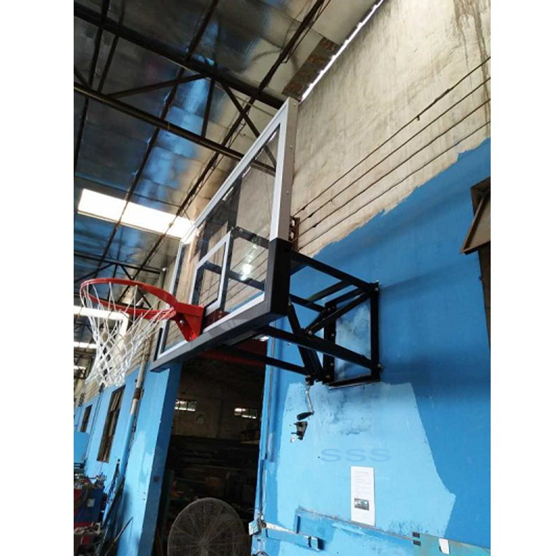 Factory source Manual Hydraulic Basketball Stands -
 Wall mount basketball hoop outdoor wall mounted basketball hoop – LDK
