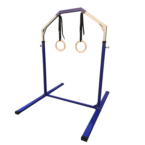 Custom Kids Gym Equipment Wooden Gymnastic Rings For Sale