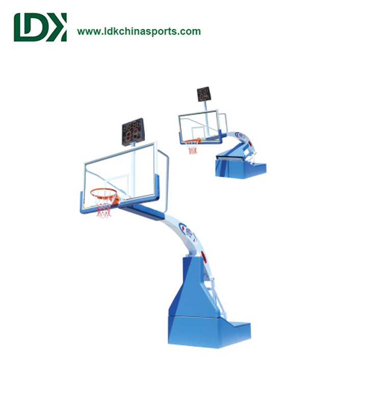 Professional Customized International Certified Portable Electric Hydraulic Basketball Hoop