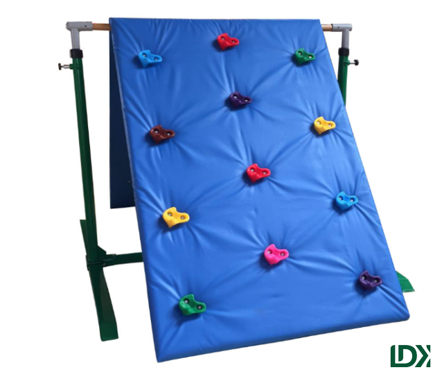 High PerformanceBasketball Rim Buy -
 Hot Sale Kids Horizontal Bar + Rock Climbing Mat Gymnastic Equipment – LDK