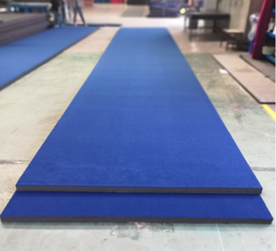 colorful gymnastic crash roll mat and roll up coil mat For Wrestling / Gymnastics / Taiji  indoor