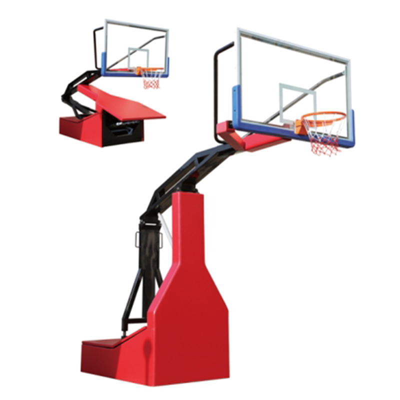Factory Free sample Led Basketball Scoreboard -
 Indoor customizable portable steel basketball hoops basketball net and stand – LDK