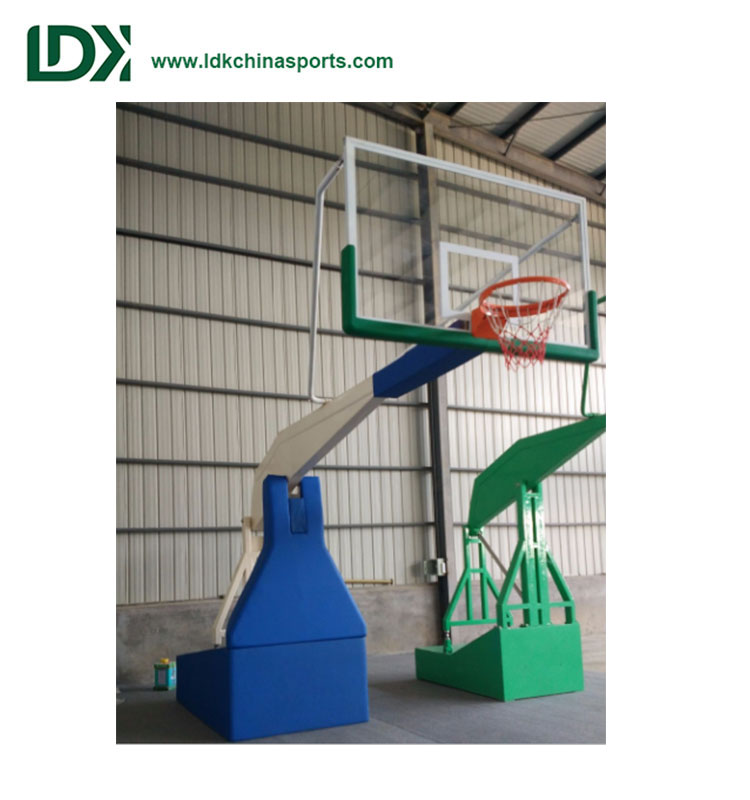 Professional ChinaFree Gymnastics Equipment - Professional Electric Hydraulic Basketball Stand For Sale – LDK