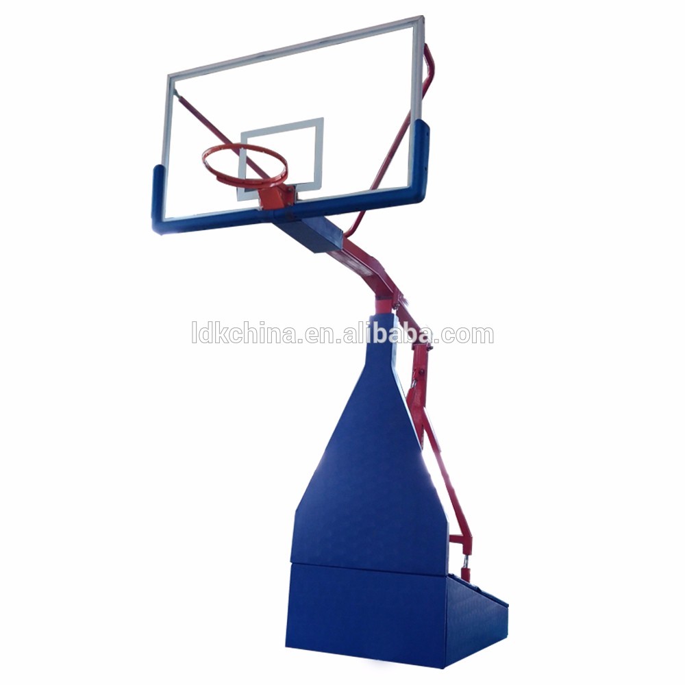 Factory Free sample Adjustable Basketball Ring -
 2018 New Electric Movable Hydraulic Basketball Hoop Stand – LDK