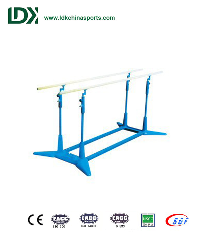 Factory Cheap Hot Portable Soccer Fields For Sale -
 Indoor gym equipment gymnastics portable parallel bars – LDK