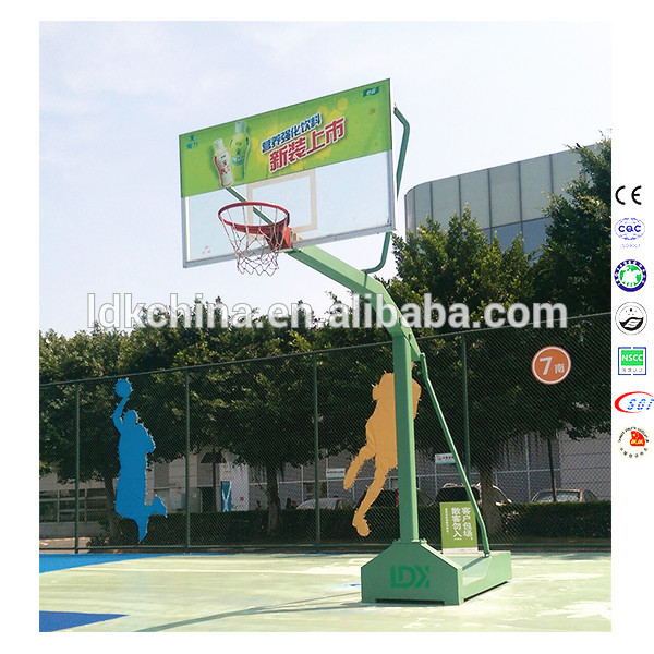 Renewable Design for Basketball Stand With Blue Glass Board - Fitness training facility outdoor basketball stand for sale – LDK