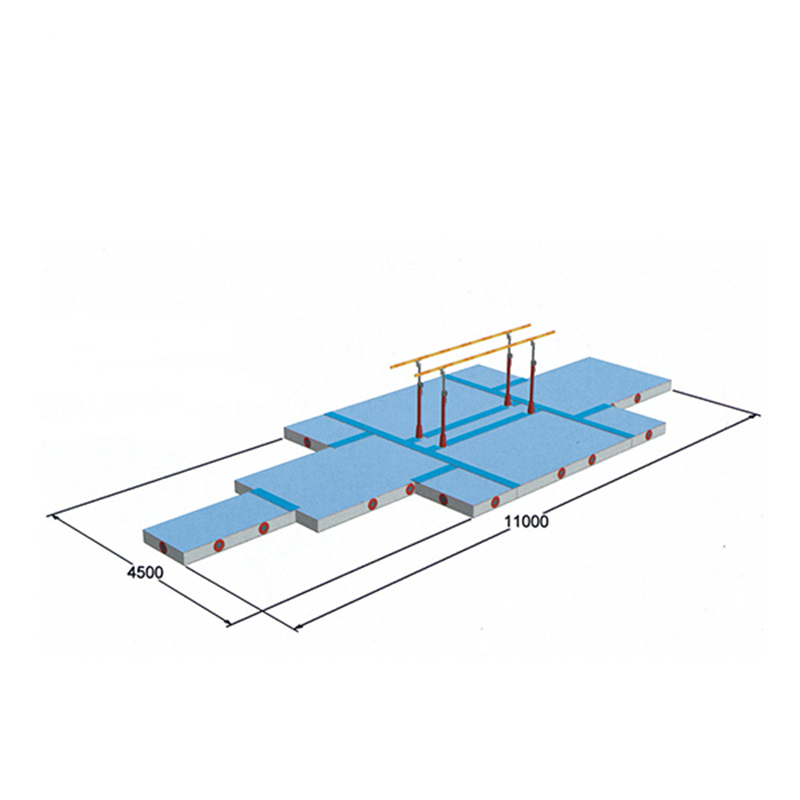Professional design high quality landing mat for horizontal bar