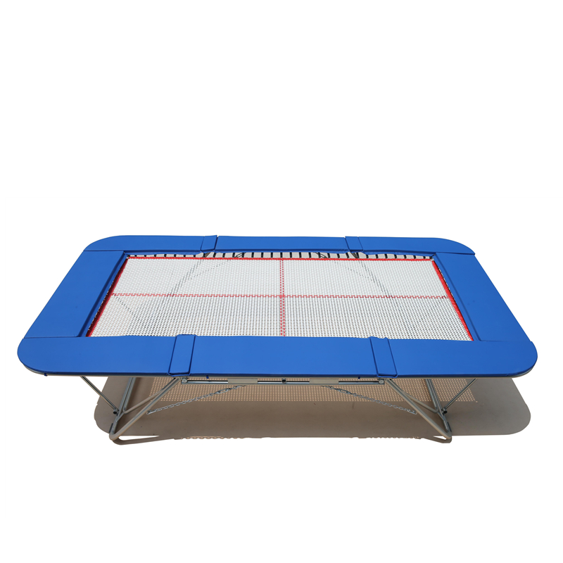 Indoor sports gymnastics practice equipment rectangle trampoline for sale