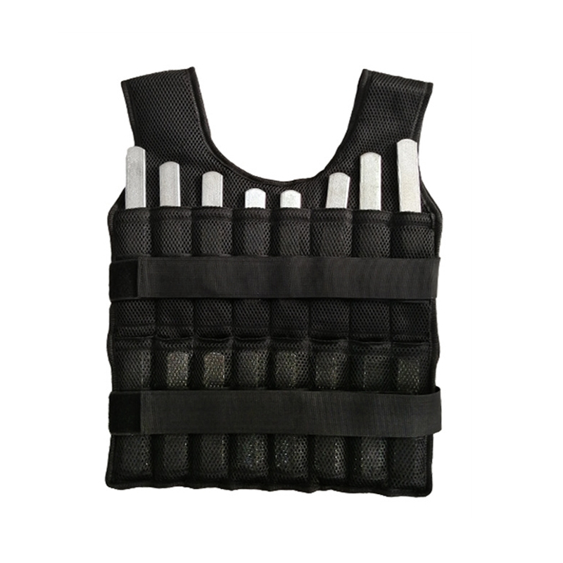 Gym Crossfit Workout Adjustable Chest Weight Vest Fitness Training Equipment Weight Vest 30kg