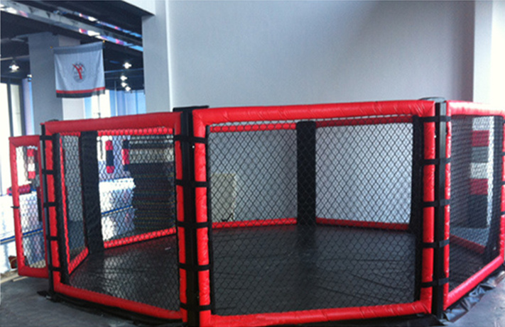 Custom Octagon Boxing Ring Design Fighting Floor Boxing Ring Wrestling MMA Floor Boxing Cage