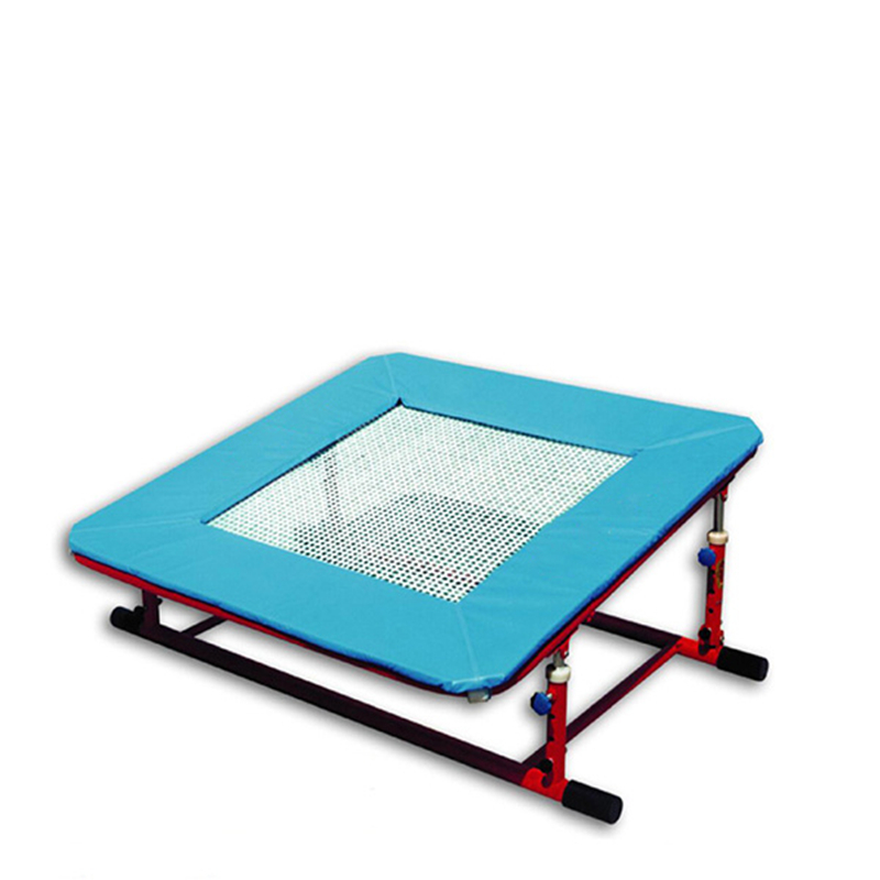 Height adjustable Mini tramp gymnastics /small gymnastic trampoline